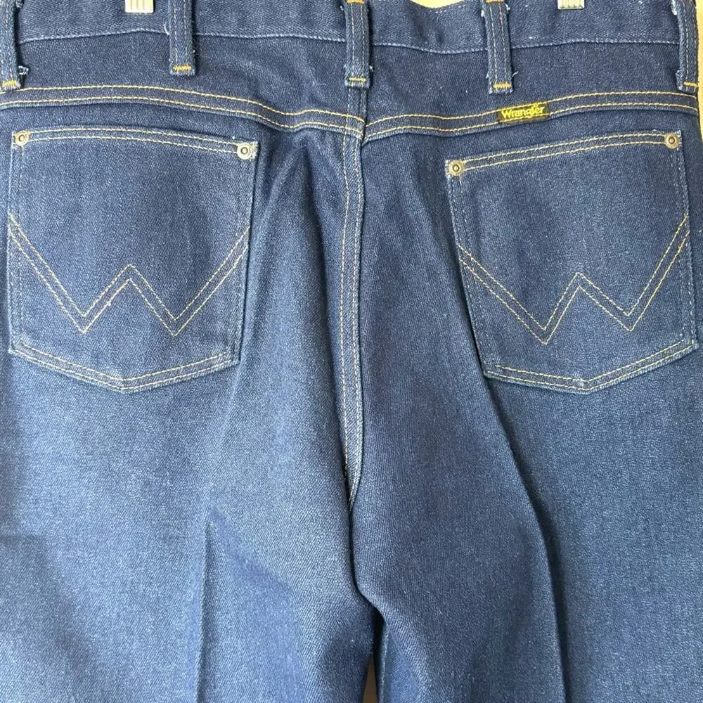 Wrangler Vintage 70’s 80s Indigo Blue Relaxed Fit Jeans Size 36 x 30